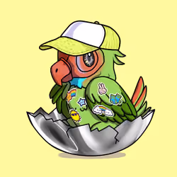 Baby Parrot Tree Club #993