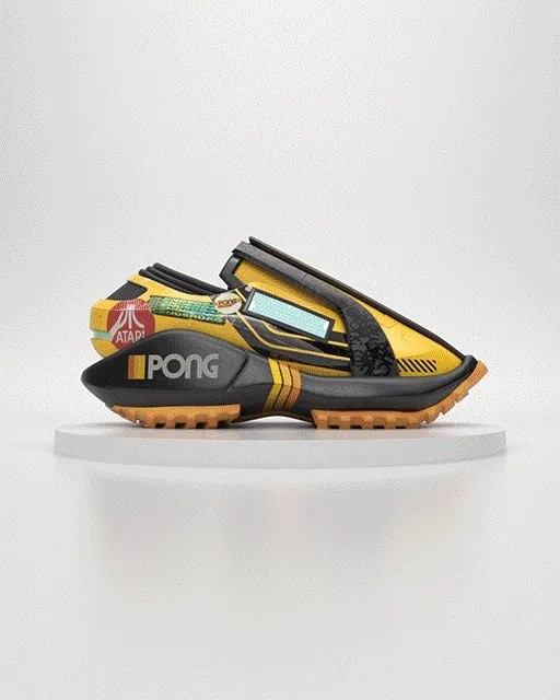 ATARI SNEAKER PONG edition by Blenderdac