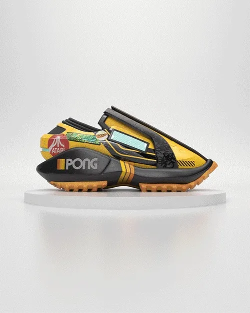 ATARI SNEAKER PONG edition by Blenderdac