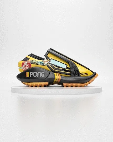 ATARI SNEAKER PONG edition by Blenderdac
