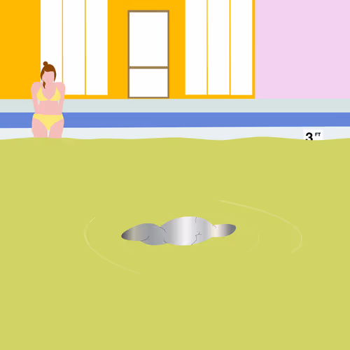 Poopy In The Pool