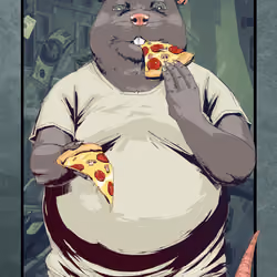 Pizza Rat - #38 of 100