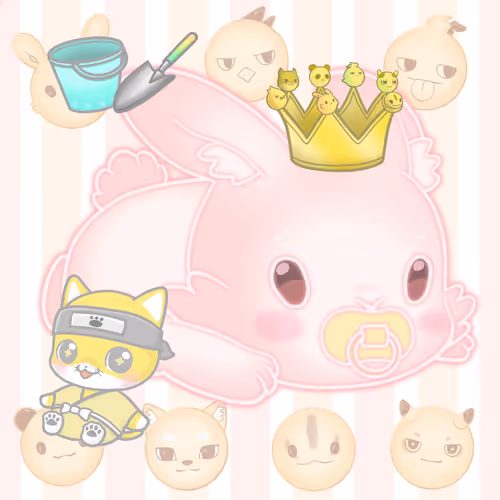 CNPinfant Family pinkneonluna #1652