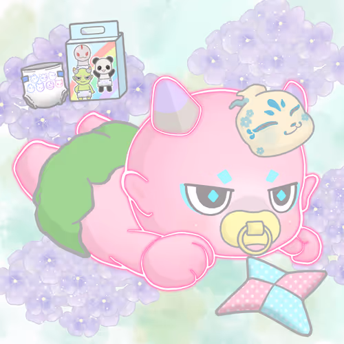 CNPinfant Family neonpinkyama #343
