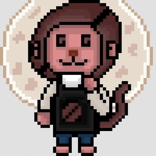 #50 Coffee beans Monkey