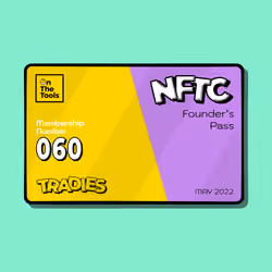 Tradies Founders Pass #060