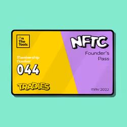 Tradies Founders Pass #044