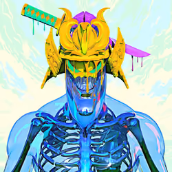 Skull N Bananas SAMURAI #2428