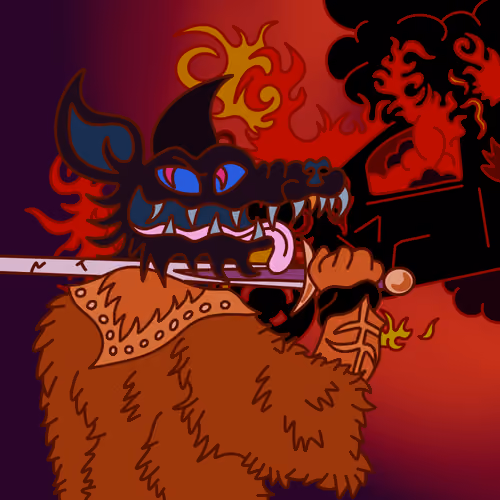 Burning Wreck Wulf