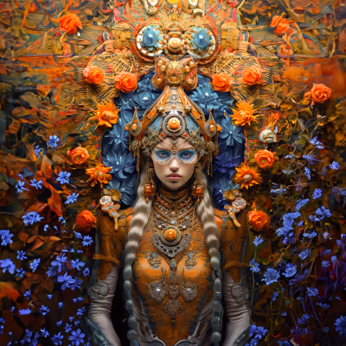 Mysterious Portraits Of Colors