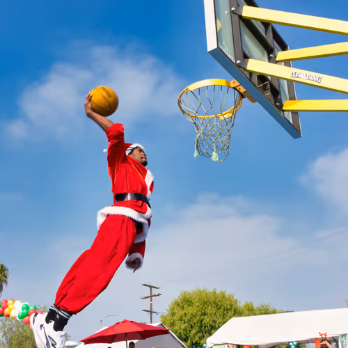 Holiday Hoops Air Santa Vs The Grinch