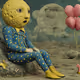 Playing at The moon