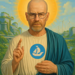 Solarpunk Saint Walter