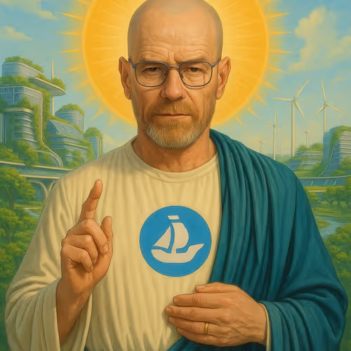 Solarpunk Saint Walter