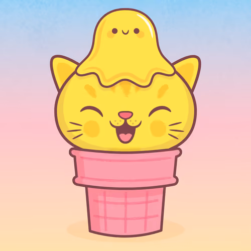 Kitty Cone #1421