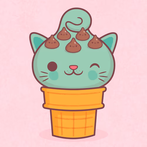 Kitty Cone #1281