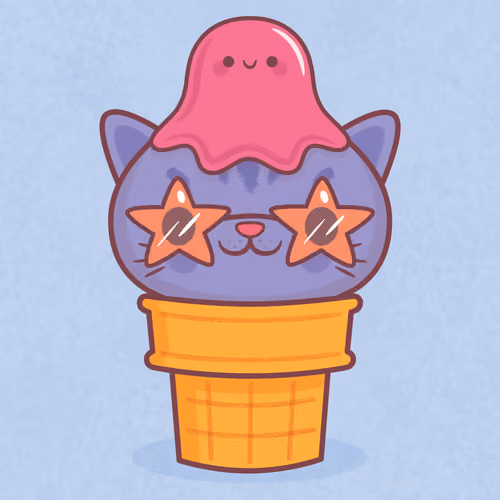 Kitty Cone #1273