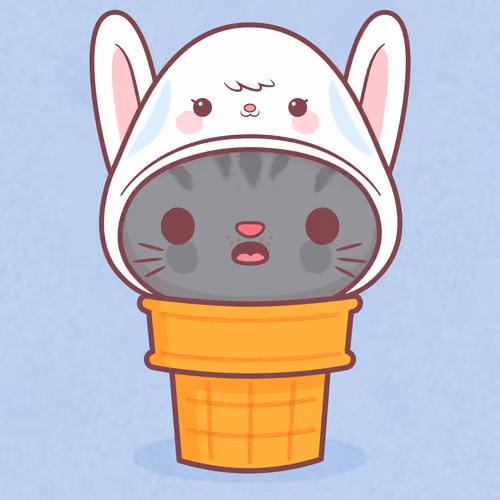 Kitty Cone #1477