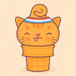 Kitty Cone #1239