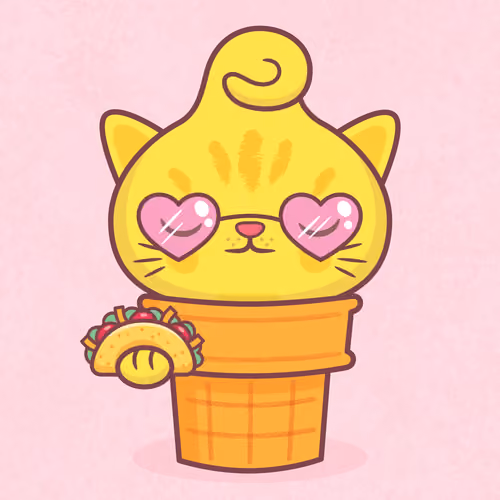 Kitty Cone #1538
