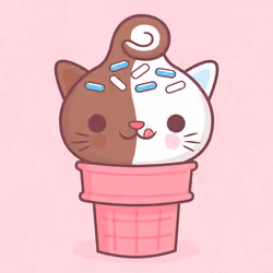 Kitty Cone #1418