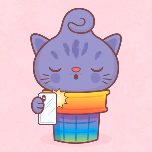 Kitty Cone #1136