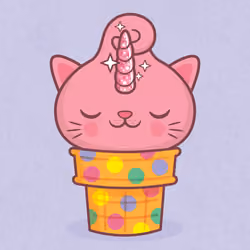 Kitty Cone #1272