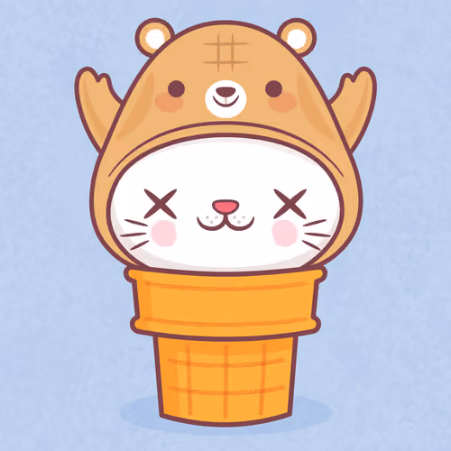Kitty Cone #1105