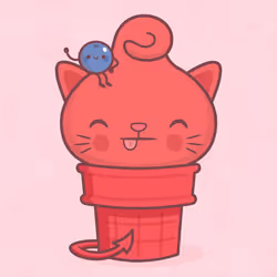 Kitty Cone #3454