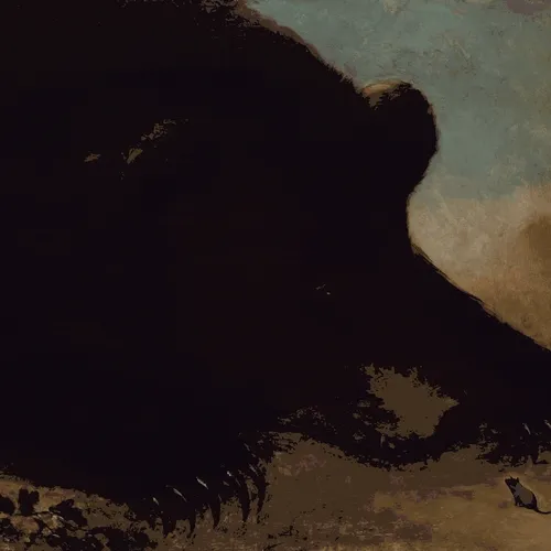 Portraits of a Grizzly Bear and Degen, 1846 - 1848 (George Catlin)