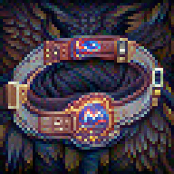 'Eagle Moon' Hard Leather Belt of the Twins +1