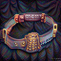 Studded Leather Belt of Protection