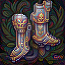Ornate Greaves of Power
