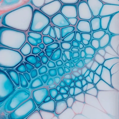 Pouring paintings cells