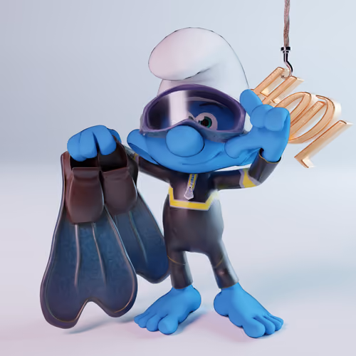 Legendary Smurf # 5057