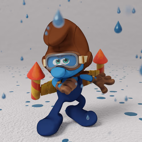 Legendary Smurf # 4024