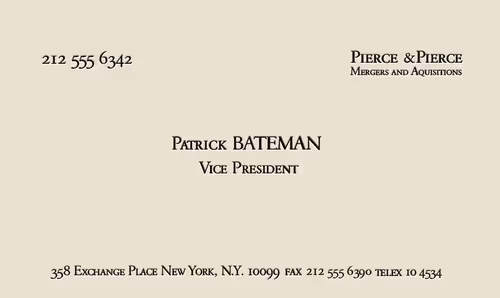 Official American Psycho