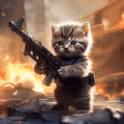 Combat Cat #9