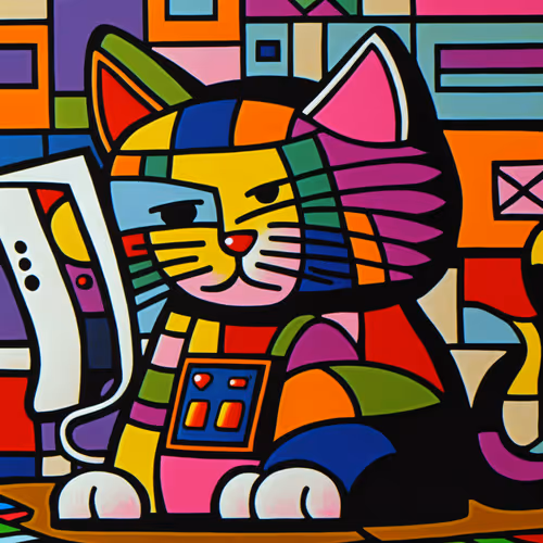 Calling Cute Cat #416