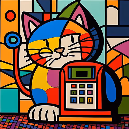 Calling Cute Cat #239