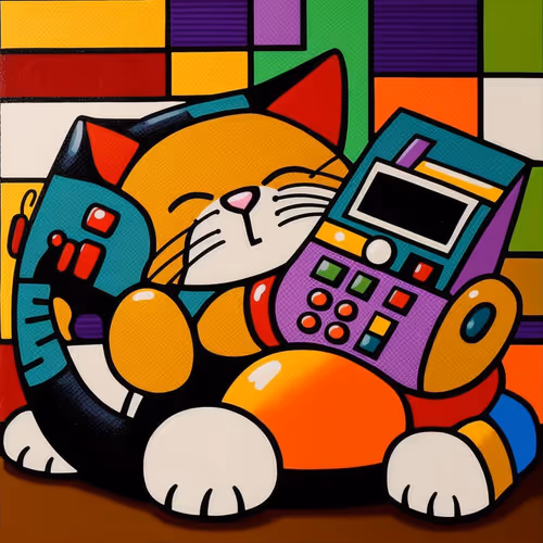 Calling Cute Cat #389