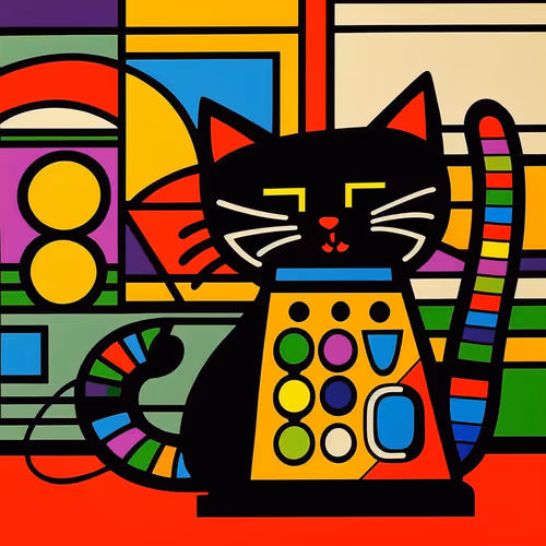 Calling Cute Cat #399