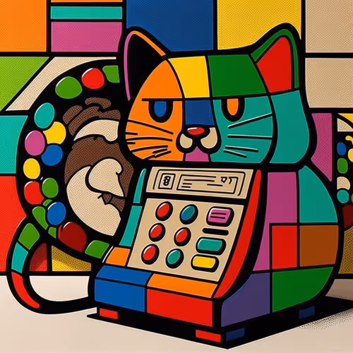 Calling Cute Cat #238
