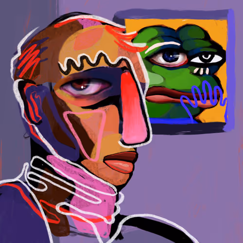 A Man and a Frog 