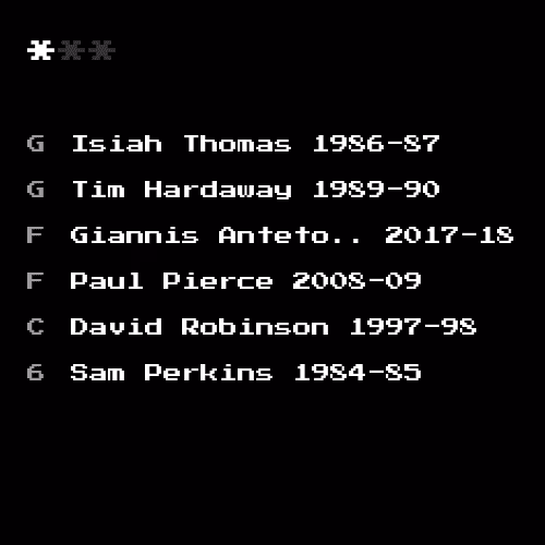 Dream Team #8013