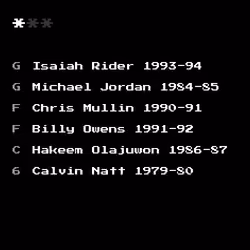 Dream Team #1163