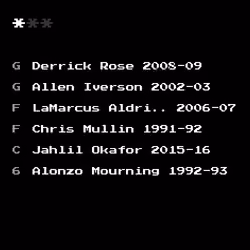 Dream Team #7291