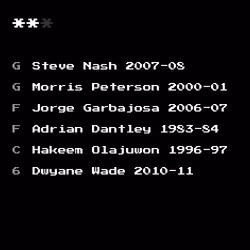 Dream Team #8390