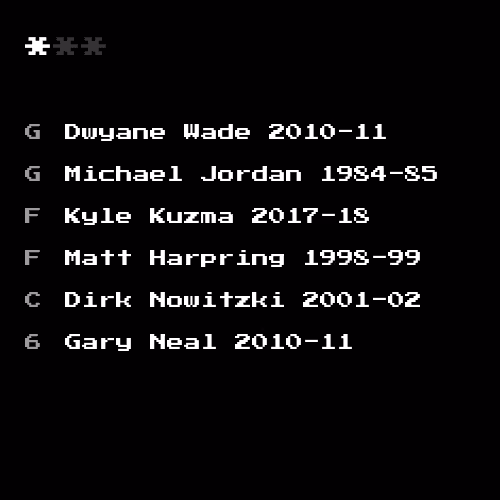 Dream Team #7070