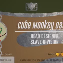 Cube Monkey #8830's Business Card